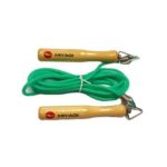 Cuerda de saltar mango madera